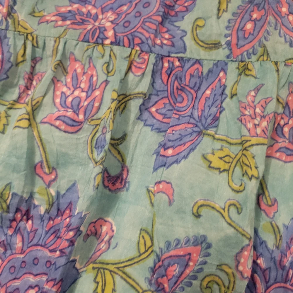 Bell by Alicia Bell Floral Casual Dress - Blue and Pink Sz Small MSRP $340 - Picture 8 of 10